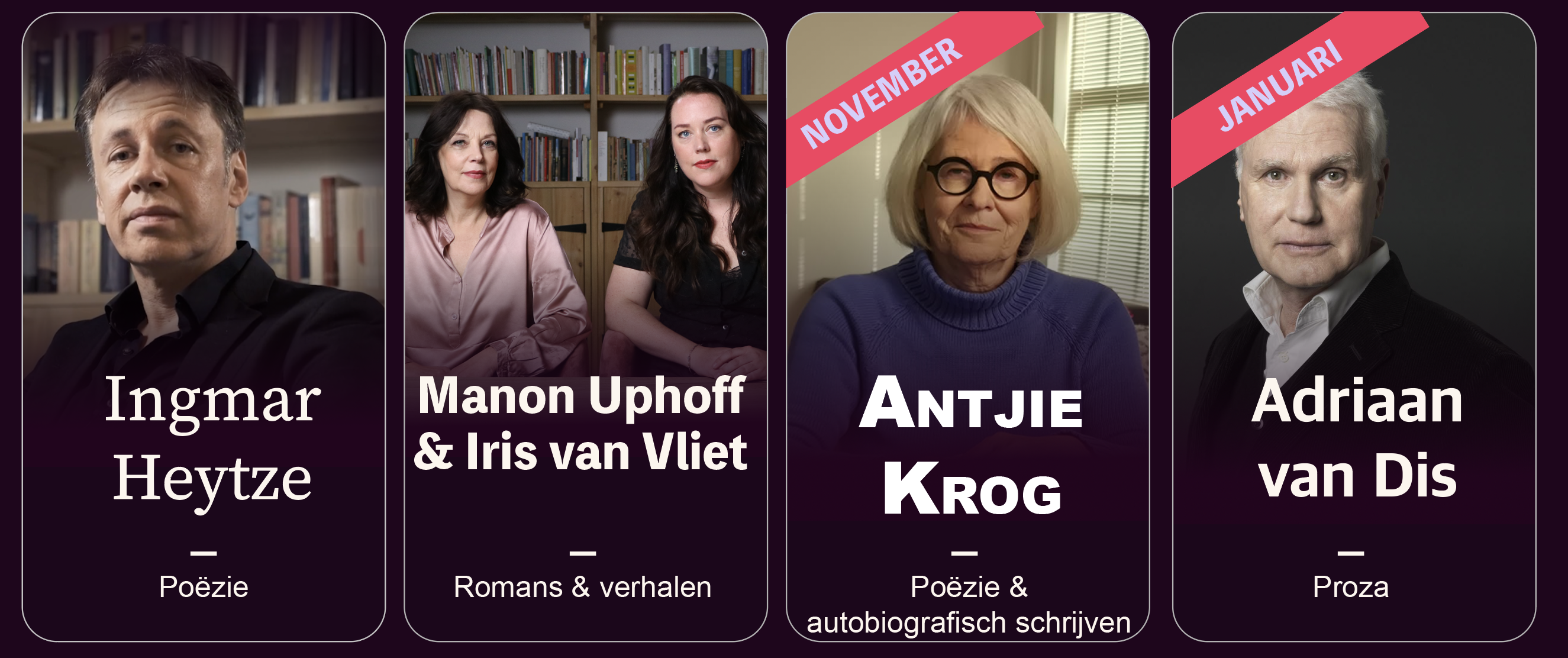 De vier online masterclasses van ILFU+